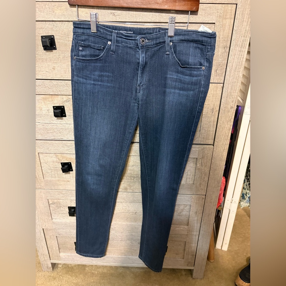 AG Adriano Goldschmied Dark Wash Ankle Jeans